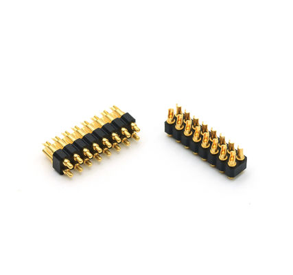 Double Row Spring Loaded Connector 16pin Solder Cup Connector 2.54mm Pitch